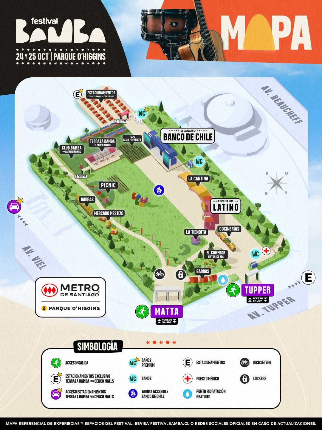 Festival Bamba: Revelan horarios de su primera edición